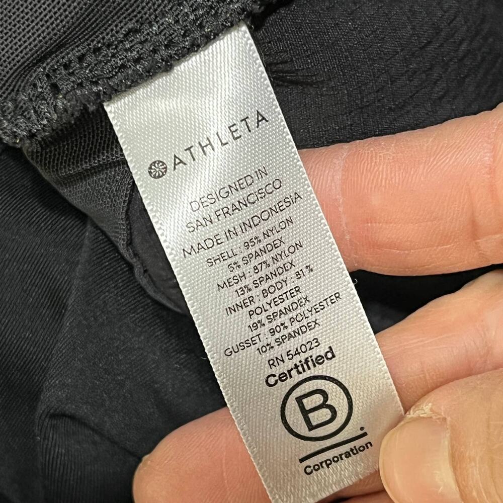 Athleta Trekkie North Skort Drawstring Zipper Pocket Women Black Size 4 - Picture 5 of 8